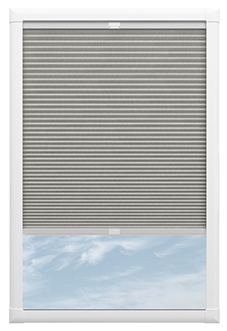 Trellis (Blackout), Ural Grey - Perfect Fit Blind
